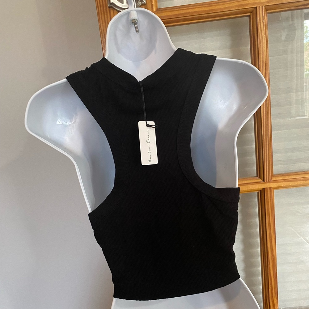 NWT Racerback Crop Tank Top - Picture 5 of 6
